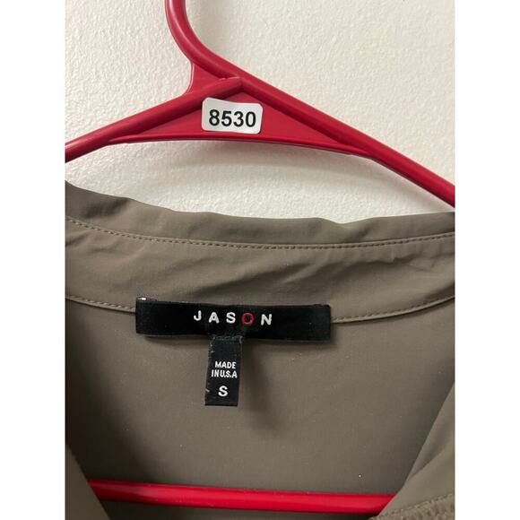 Jason Olive Green Dress Sz S - Picture 3 of 3